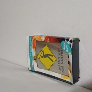 Men Stainless Steel Watch Out For Golfers Accessory Gift NWT